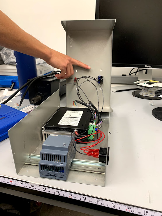 HTR V1 — internal wiring and motor controller module