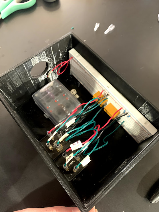 Blinker control box — internal wiring