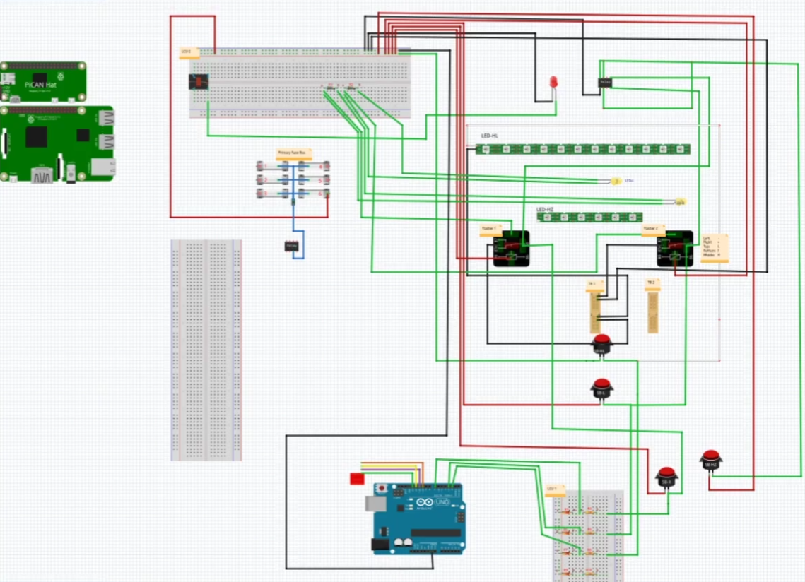 Fritzing wiring schematic
