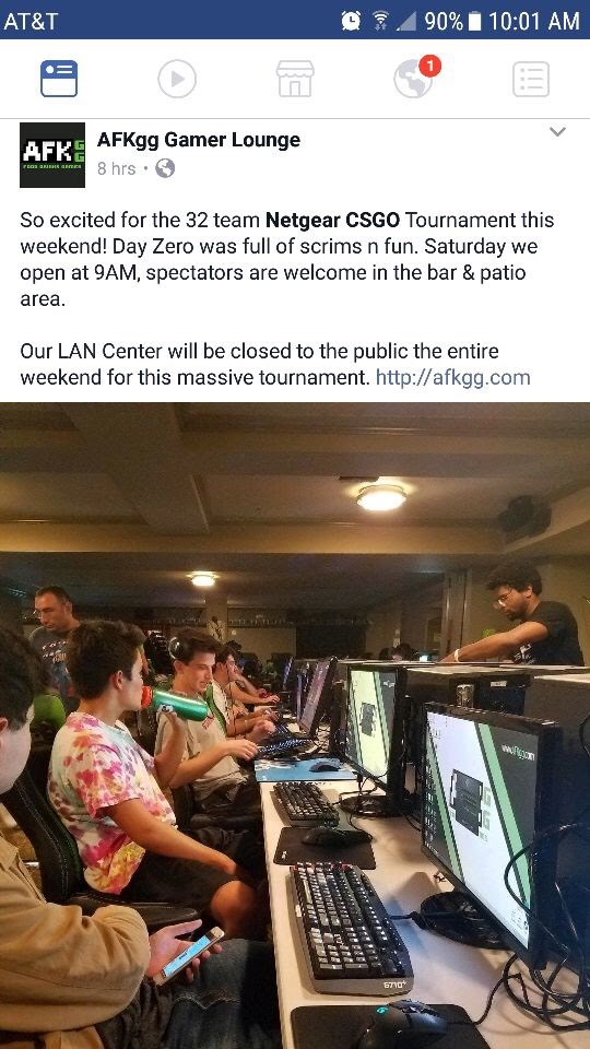 LAN center — 32-team Netgear CSGO Tournament